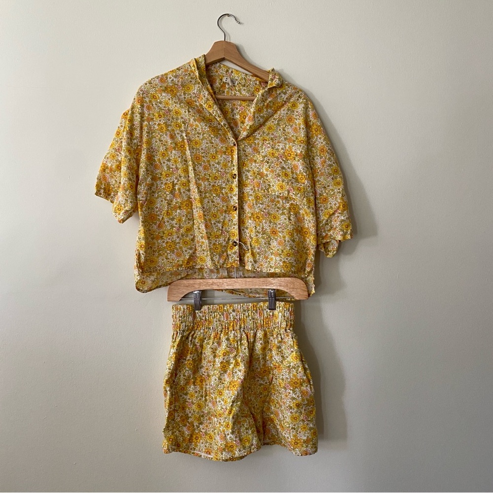 Cotton Floral Sleep Set